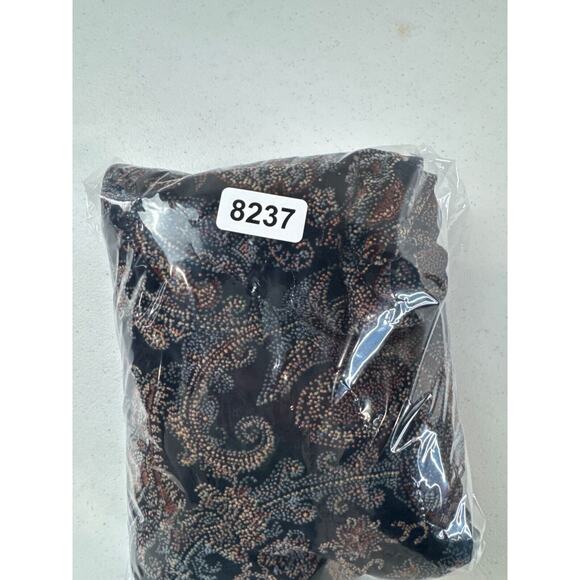 Vintage JCPenney Fashions Paisley Midi Skirt Size 11 70s Textured Fall Boho - Picture 8 of 8